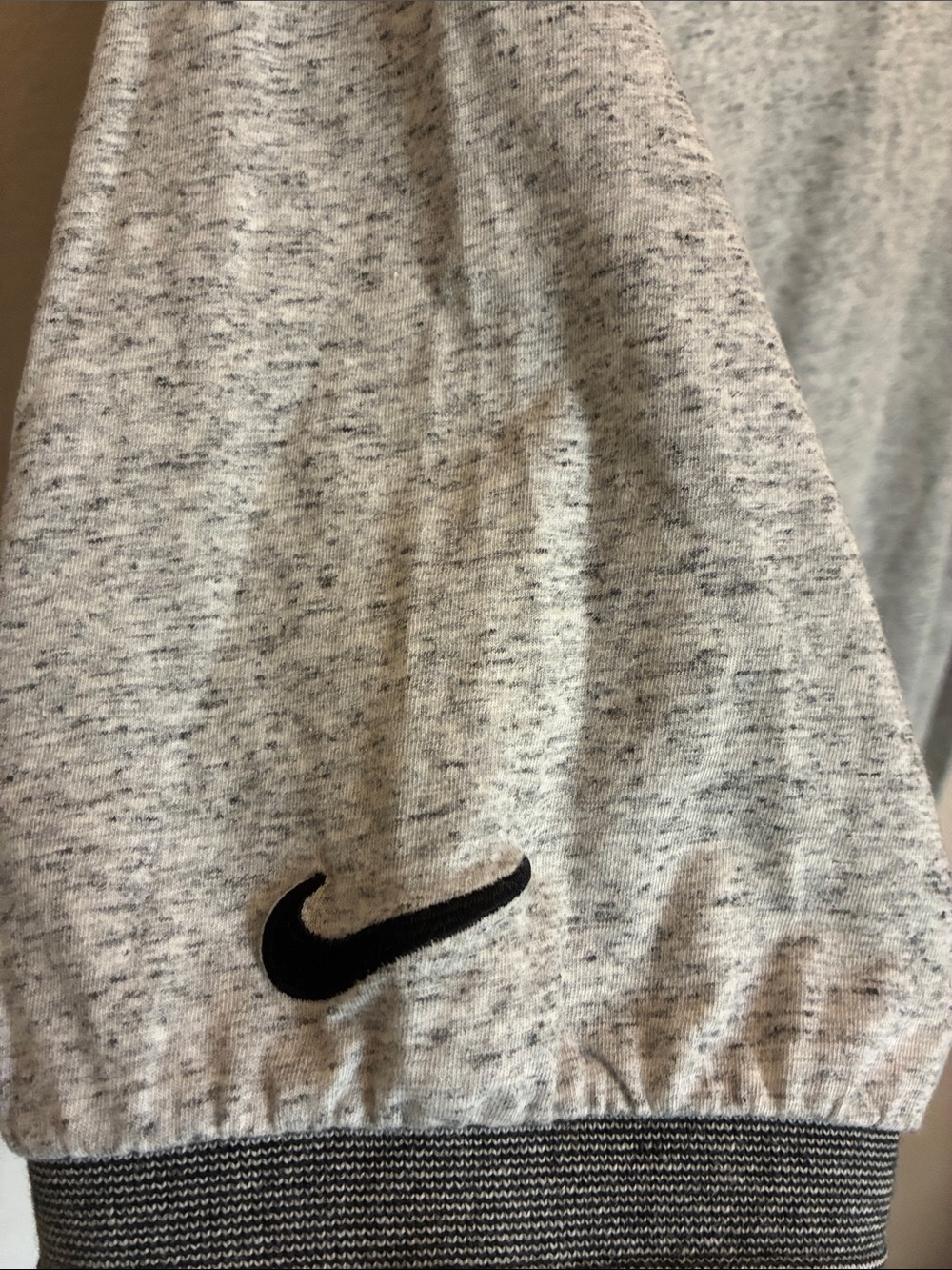 Nike Men’s Gray Heather Polo with Dark Gray Trim - Picture 4 of 6